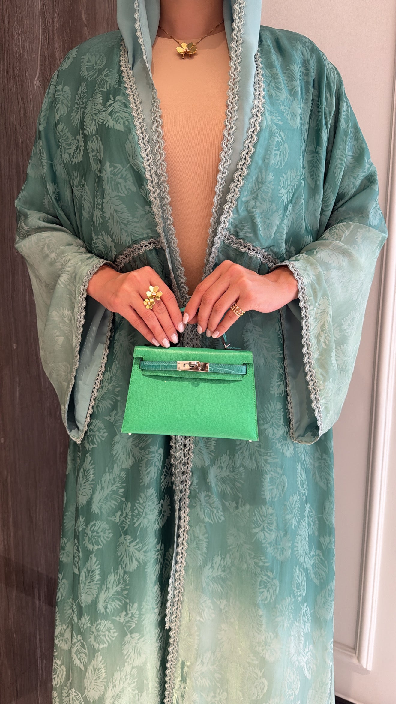 Green Ombré Leaves