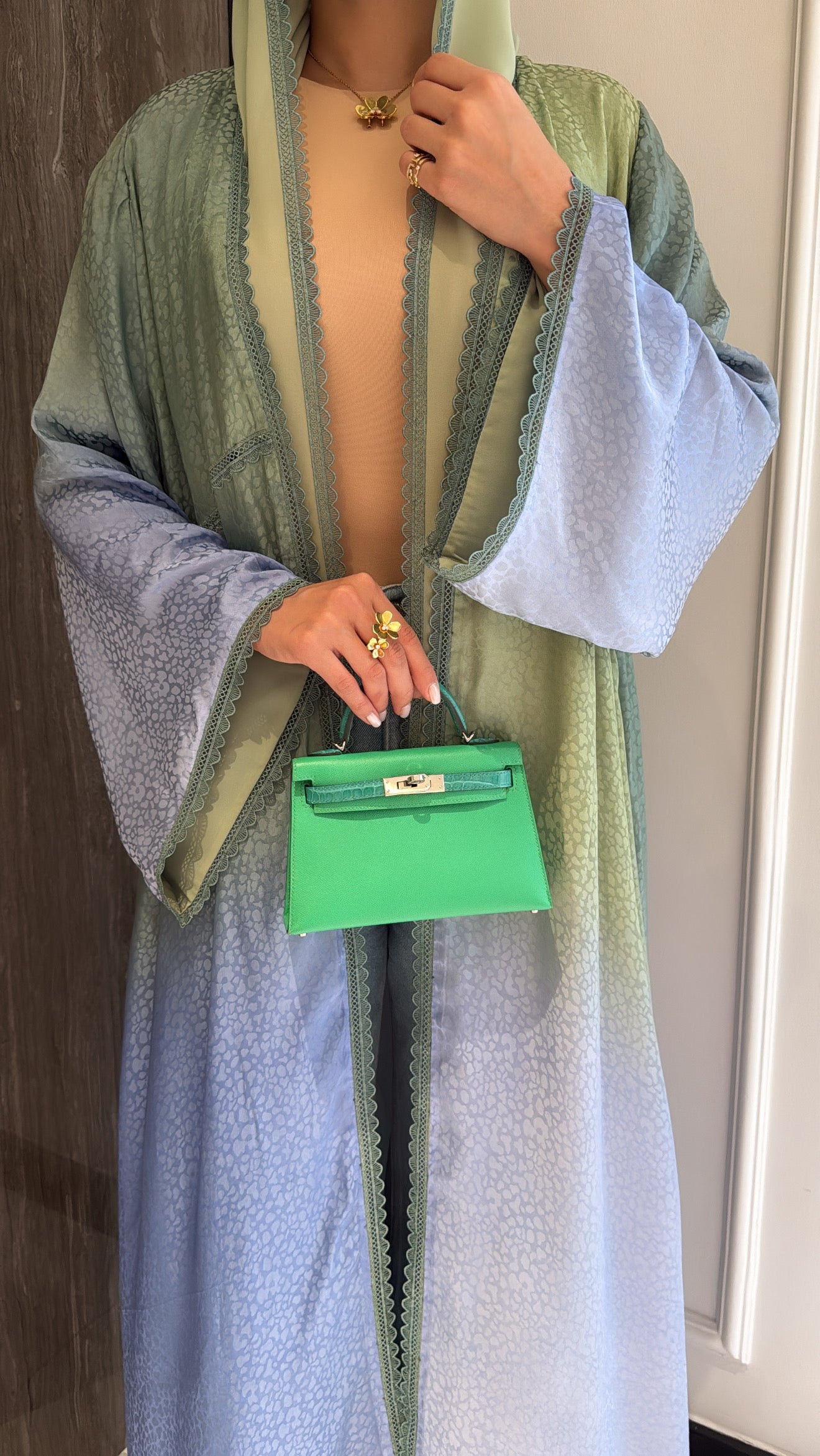 Blue Olive Ombré