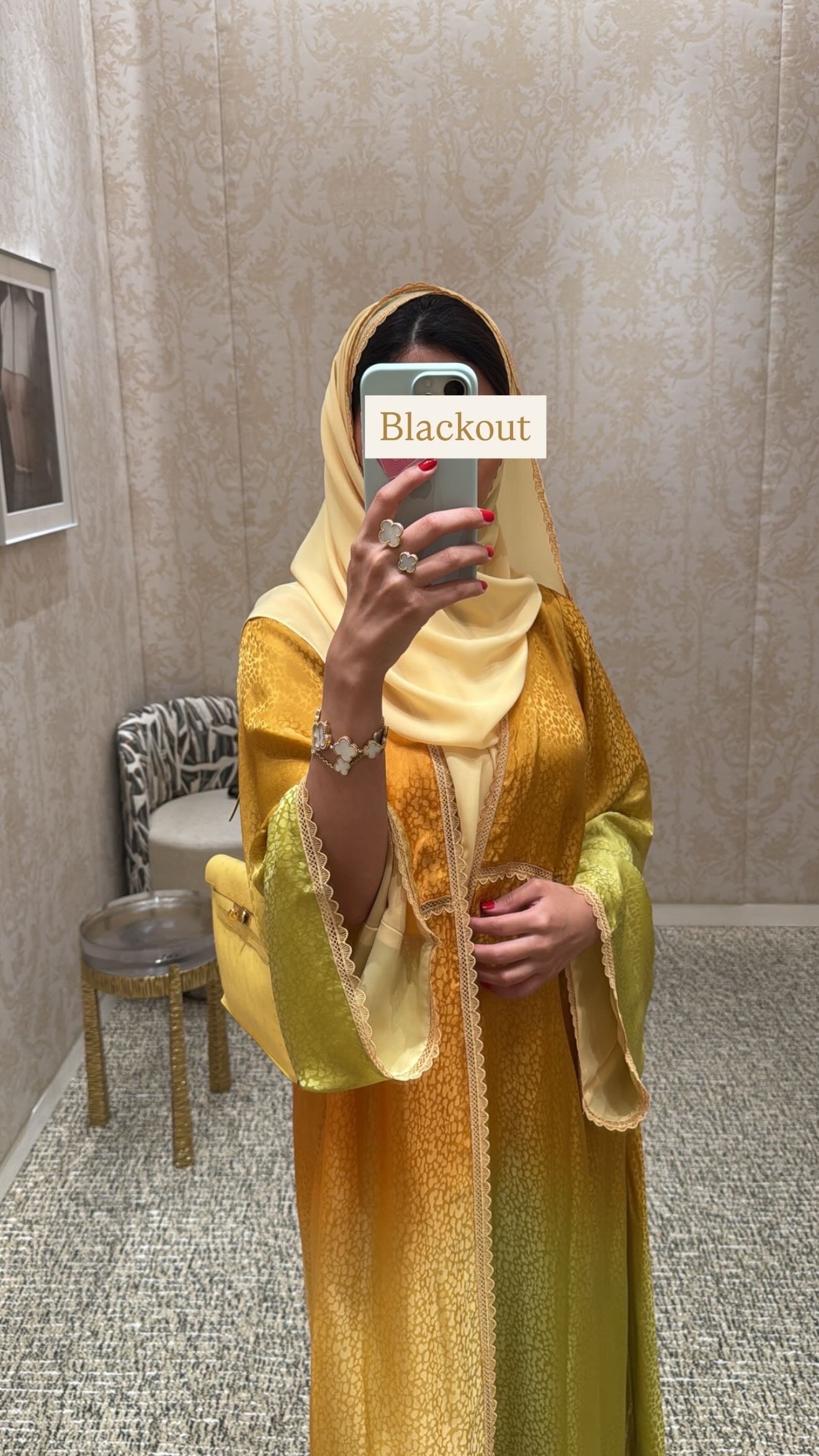 Mustard Green Ombré