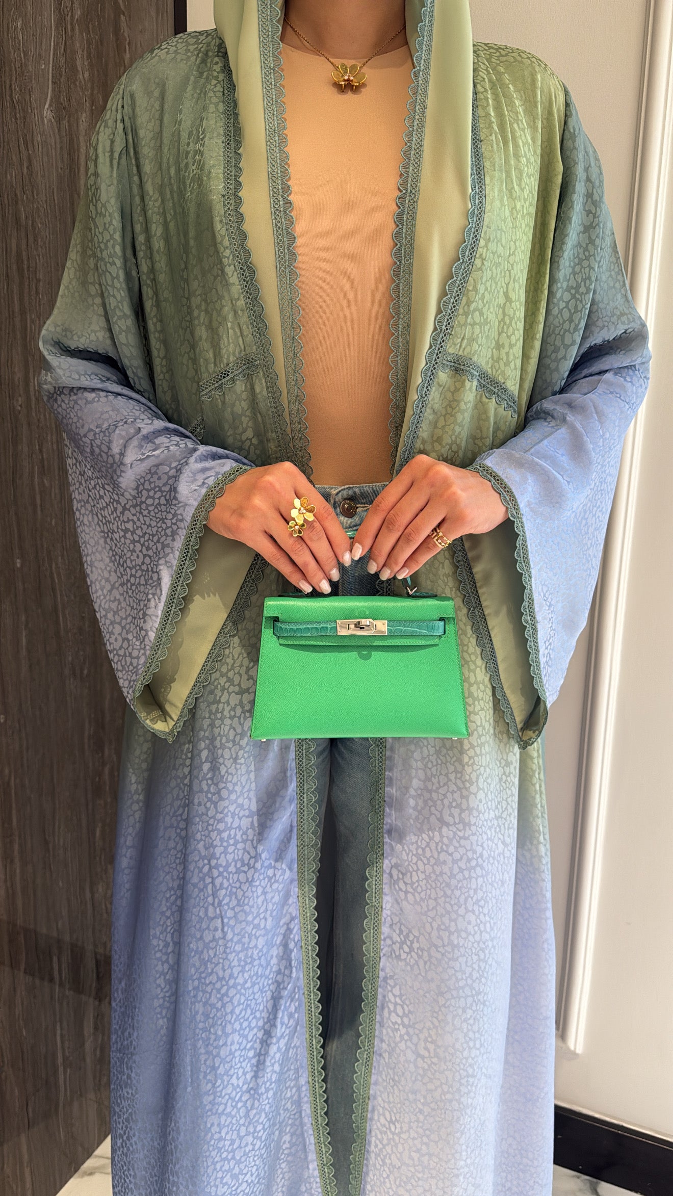 Blue Olive Ombré