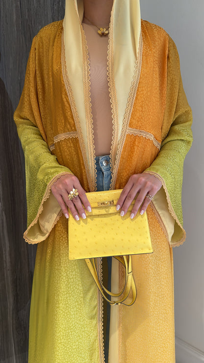 Mustard Green Ombré