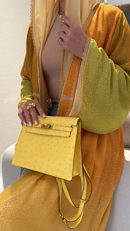Mustard Green Ombré