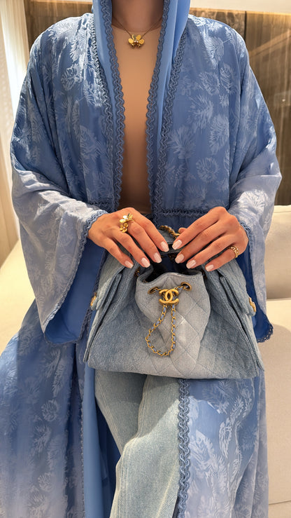 Blue Ombré Leaves