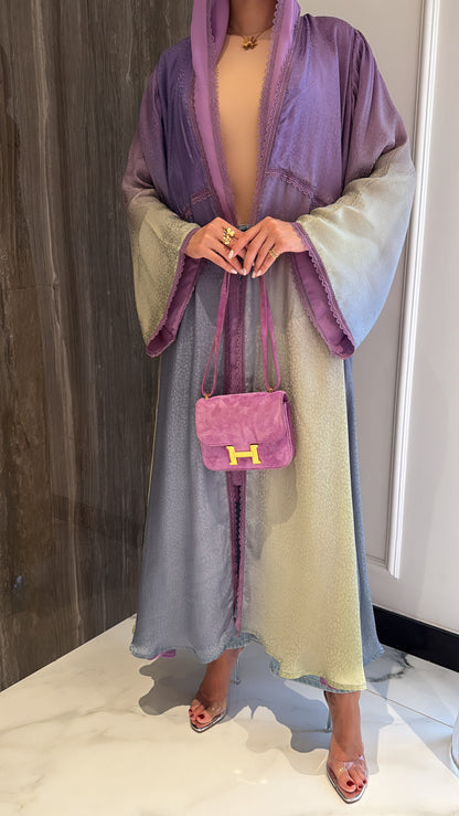 Purple Blueish Olive Ombré