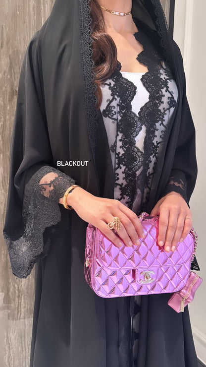 Black Floral Lace